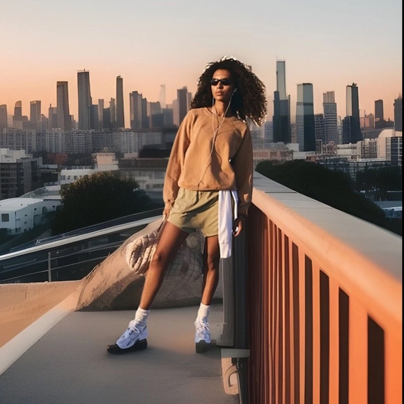 Free People Movement  For  The  Win  Pullover Crew Neck 99%Cotton Fleece Lining - Picture 3 of 14